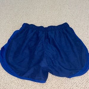Nike navy/royal blue Dri-Fit athletic shorts